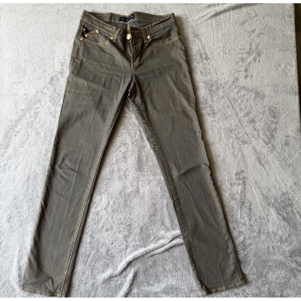 Rock & Republic Jeans Womens 30W Gray Denim Streetwear All Day Comfort Straight